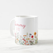 pregnancy announcement gift mommy コーヒーマグカップ (正面左)