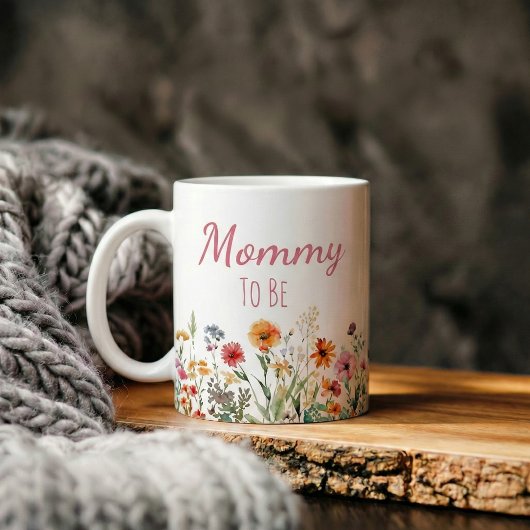 pregnancy announcement gift mommy コーヒーマグカップ