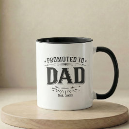 Pregnancy Announcement Gift Promoted To Dad マグカップ