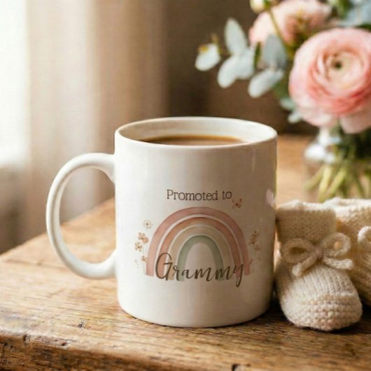 Pregnancy Announcement Grammy Gift コーヒーマグカップ