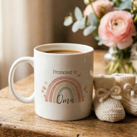 Pregnancy Announcement Oma Gift コーヒーマグカップ