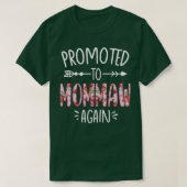 Pregnancy Announcement Soon To Be Mommaw Again Flo Tシャツ (デザイン正面)
