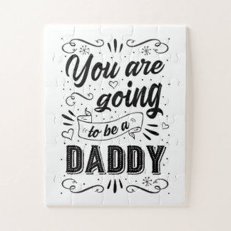Pregnancy Announcement to Husband Black and White ジグソーパズル