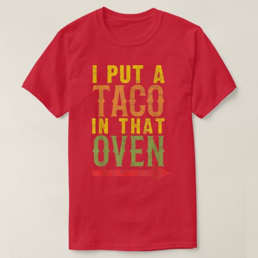 Pregnancy Cinco De Mayo Taco Lover T-Shirt Tシャツ (デザイン正面)
