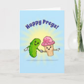 Pregnancy Congratulations - Pickles & Ice Cream カード (正面)