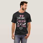 Pregnancy Eating Tacos for Two Baby Girl Sayings Tシャツ (正面フル)