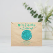 Pregnancy Flat Announcement Card 案内状 (スタンド正面)