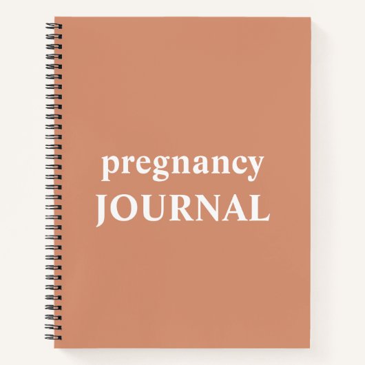 Pregnancy Journal Expecting Mom Gift | Pregnancy ノートブック (正面)