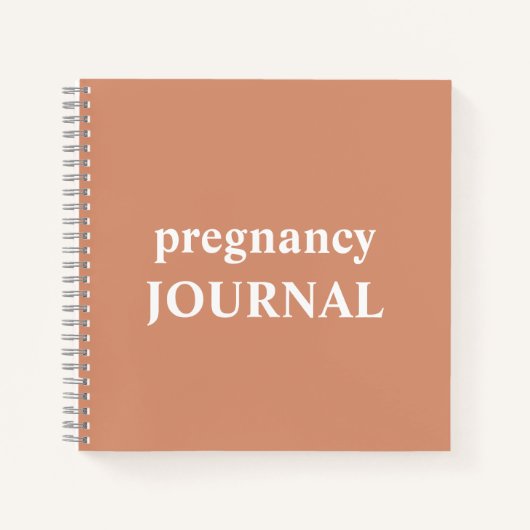 Pregnancy Journal Expecting Mom Gift | Pregnancy ノートブック (正面)