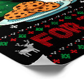 Pregnancy New Mom Baby Pregnant Christmas Couples  ポスター (角)