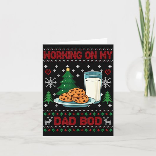 Pregnancy New Mom Baby Pregnant Christmas Matching カード (正面)