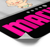 Pregnancy Reveal &amp; Announcement Baby Making Ma ポスター (角)