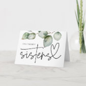 Pregnancy Reveal Sister Aunt to Be I'm Pregnant カード (正面)