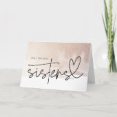 Pregnancy Reveal Sister Aunt to Be I'm Pregnant Ca カード (正面)