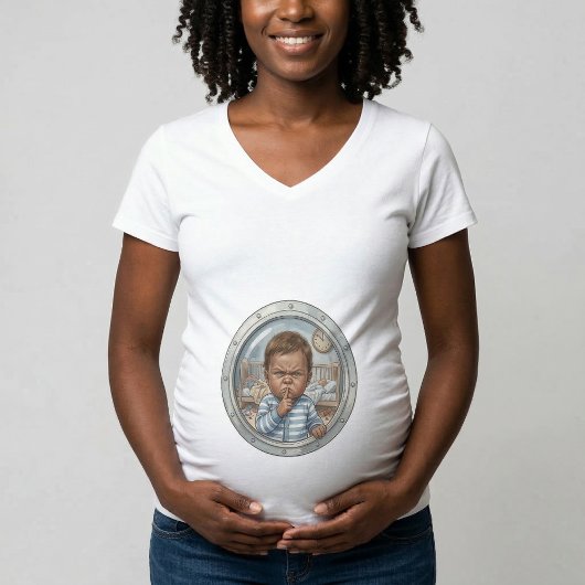 pregnant - Baby trying to sleep T-Shirt Tシャツ