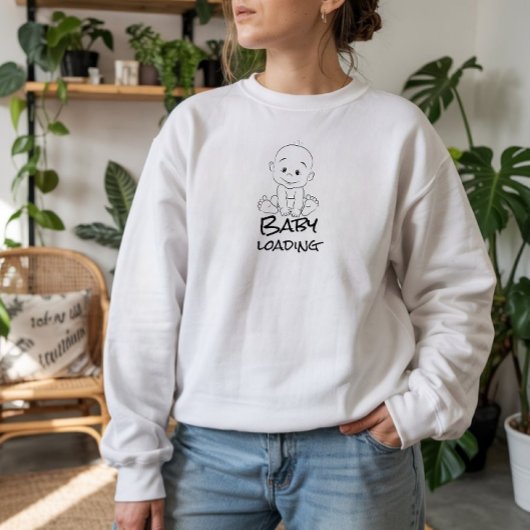 Pregnant First Mothers Day baby  スウェットシャツ