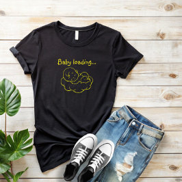 Pregnant First Mothers Day yellow Tシャツ