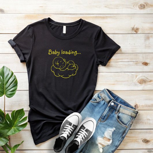 Pregnant First Mothers Day yellow Tシャツ