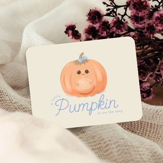 Pregnant Pumpkin | Little Pumpkin Pregnancy 案内状
