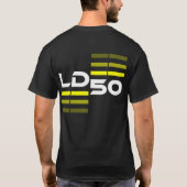 Prehitiのロゴの前部LD50ロゴの背部 Tシャツ (裏面)