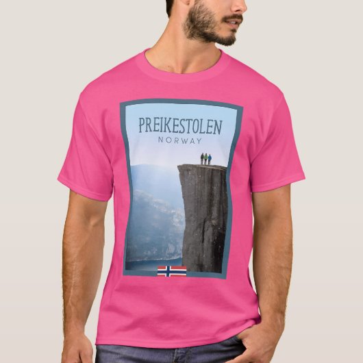Preikestownノルウェー Tシャツ (正面)