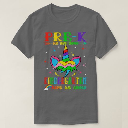 PreK幼稚園で可愛い来Un Tシャツ (デザイン正面)