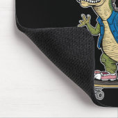 Prek Dude Dinosaur Skateboarding Kids Kindergarten マウスパッド (コーナー)