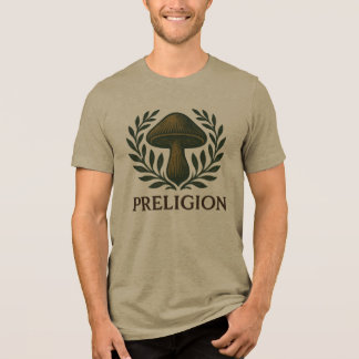 PRELIGION ブラウンTシャツ + ブラウンPRELIGIONロゴ トライブレンドＴシャツ