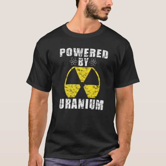 Premを意味するウラン核技術者による動力 Tシャツ (正面)