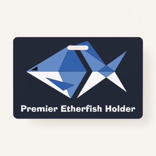 Premier Etherfisher ID バッジ (正面)