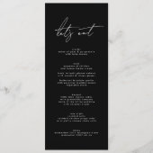 Premiumスタイリッシュ Black & White結婚's プログラム (正面)