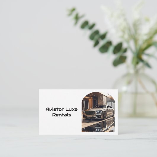 Premium Arch Car Rental & Sales QR Code Photo 名刺 (スタンド正面)