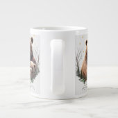 Premium Bear Strong Family Jumbo Mug - Two Cubs ジャンボコーヒーマグカップ (裏面)