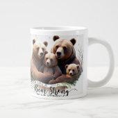 Premium Bear Strong Family Jumbo Mug - Two Cubs ジャンボコーヒーマグカップ (右)