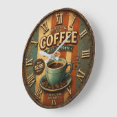 Premium Blend Coffee ラージ壁時計 (傾斜)
