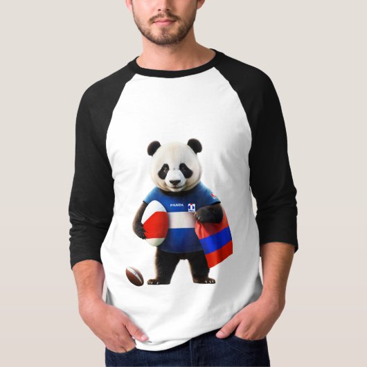 Premium Cotton Mountain Landscape T-Shirt  Tシャツ (正面)