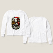 Premium Cozy Christmas Bear Top Edgy Winter gift (デザイン 正面＆背面)