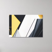 Premium Diagonal Geometry キャンバスプリント (正面)