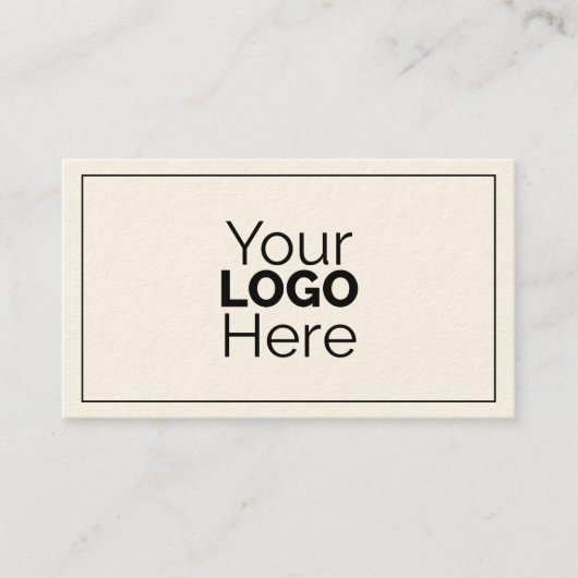 Premium Eggshellカスタム名刺 名刺 (正面)