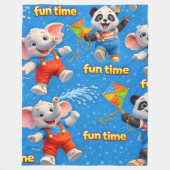 Premium fleece フリースブランケット (正面)