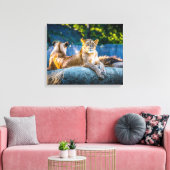 Premium Giclee-wrapped canvas キャンバスプリント (インサイチュ (リビング))