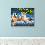 Premium Giclee-wrapped canvas キャンバスプリント (インサイチュ (ウッドフロア))