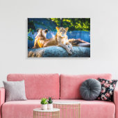 Premium Giclee-wrapped canvas キャンバスプリント (インサイチュ (リビング))