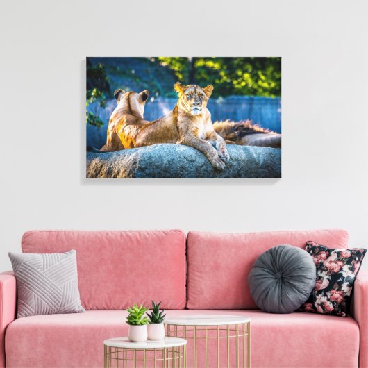 Premium Giclee-wrapped canvas キャンバスプリント (インサイチュ (リビング))