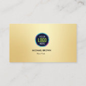 Premium Gold Business Card Design 名刺 (裏面)