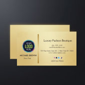 Premium Gold Business Card Design 名刺