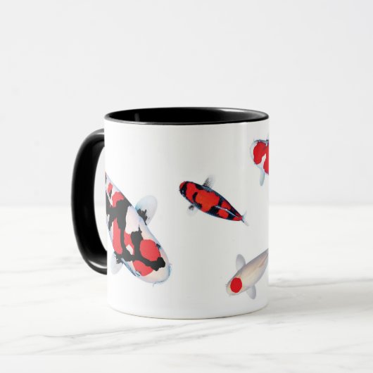 Premium Koi Fish Mug マグカップ (正面左)