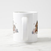 Premium Luxury Gingerbread Family Home Sweet  ジャンボコーヒーマグカップ (裏面)