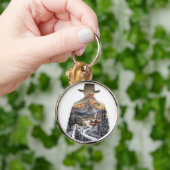 "Premium Metal Keychain – Sleek, Durable & Stylish キーホルダー (手)