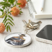 "Premium Metal Keychain – Sleek, Durable & Stylish キーホルダー (側面)